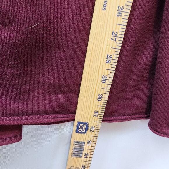 NWT Cyrus Sweater Woman Plus 3X Burgundy Pullover Stretchy Flowy Office Church - Picture 8 of 12